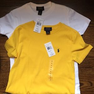 POLO Ralph Lauren 2 tees Sz6